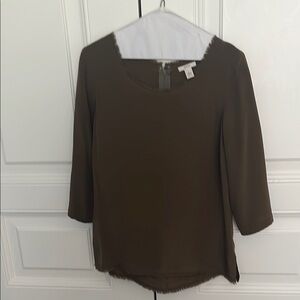 Jcrew Women's  silk Brown Top